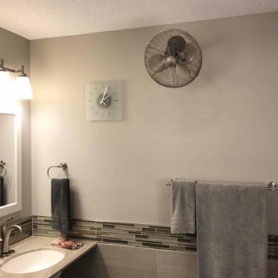 Shown in Brushed Nickel finish, in use