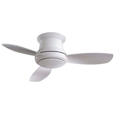 Concept II Flush 44 In Ceiling Fan (White w/White)-OPEN BOX