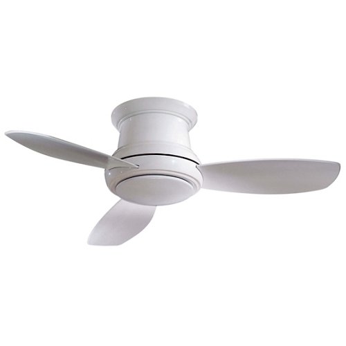 Concept II Flush 44 In Ceiling Fan (White w/ White)-OPEN BOX