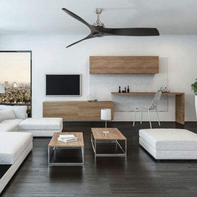 Shown in Brushed Nickel with Coal Fan Body and Blade Finish