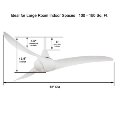 Wave Ceiling Fan by Minka Aire Fans at