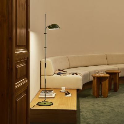 Shown in  Green finish, in use, lit