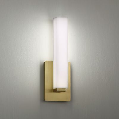Shown in Brushed Brass finish, lit