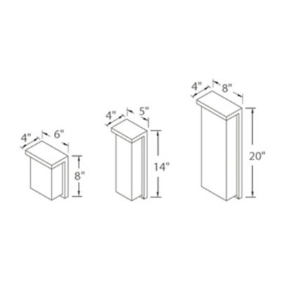 ledge outdoor wall light