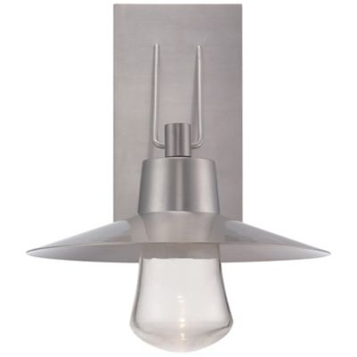 Shown in Brushed Aluminum finish, Large size