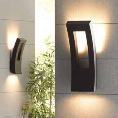 Shown in Bronze finish, lit