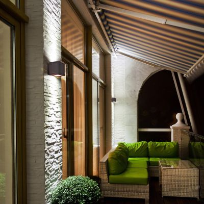 Rubix Outdoor LED Up and Down Wall Sconce by WAC Lighting at