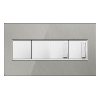 adorne Real Materials Stainless Wall Plates