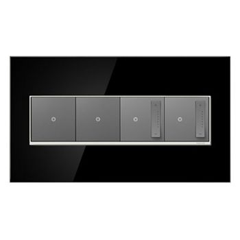 adorne Real Materials Stainless Wall Plates