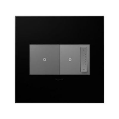 Shown in Black Ink finish, 2 Gang