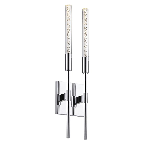 Champagne Wands LED 2-Arm Wall Sconce