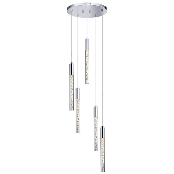 Champagne Wands LED Round Pendant