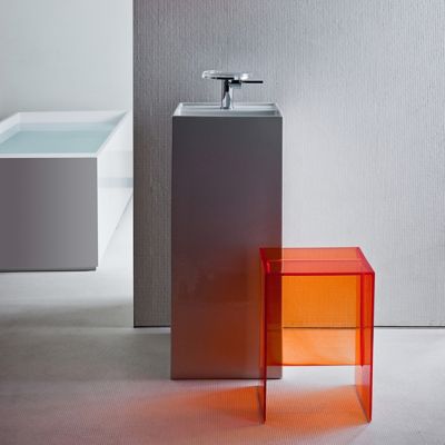 Shown in Tangerine Orange, in use