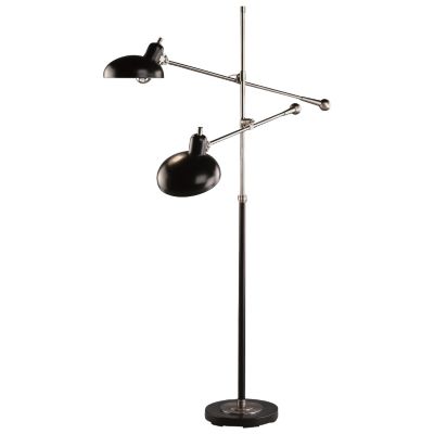 Bruno Adjustable Floor Lamp(Bronze w/Nickel)-OPEN BOX RETURN