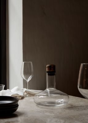 Bottle Carafe with Stainless Steel Lid by Audo Copenhagen