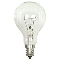 40W 130V A15 E12 Clear Bulb