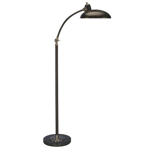 Bruno Adjustable C Arm Floor Lamp(Bronze w/ Nickel)-OPEN BOX
