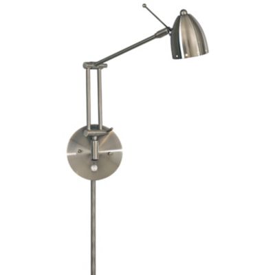 Georges Reading Room 1 Light Wall Lamp (Nickel) - OPEN BOX