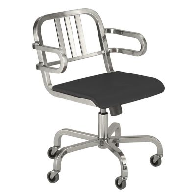 Nine-0 Swivel Armchair - 3-Bar Back