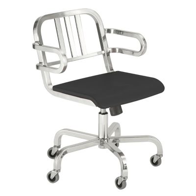 Nine-0 Swivel Armchair - 3-Bar Back