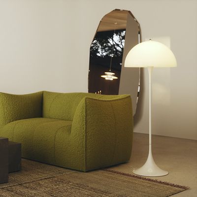 Shown in Glossy White finish, in use