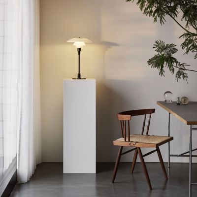 Shown in Black Chrome finish, lit, in use
