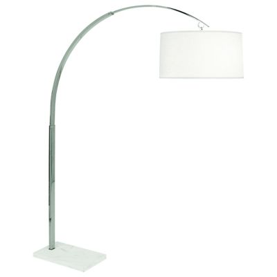 Silver arc online floor lamp