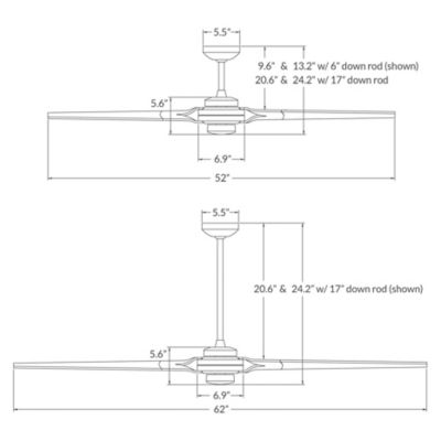 Torsion Ceiling Fan by Modern Fan Company at