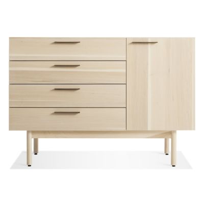 Shale 4 Drawer/1 Door Credenza