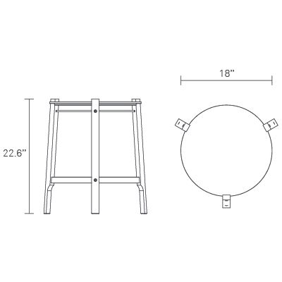 Free Range Side Table by Blu Dot at