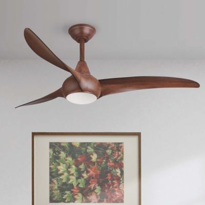 Shown in Distressed Koa Fan Body and Blade finish, 44 Inch, in use