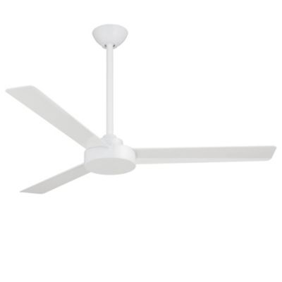 Contemporary white ceiling store fan