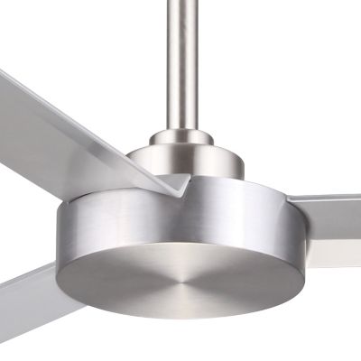 Shown in Brushed Aluminum with Silver Fan Body and Blade Finish
