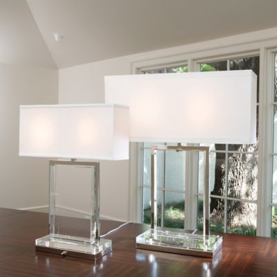 Crystal Slab Table Lamp by Global Views at