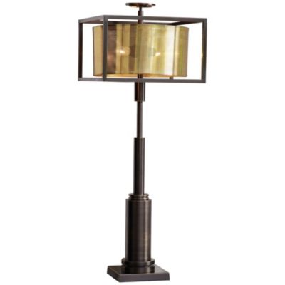 double shade table lamp