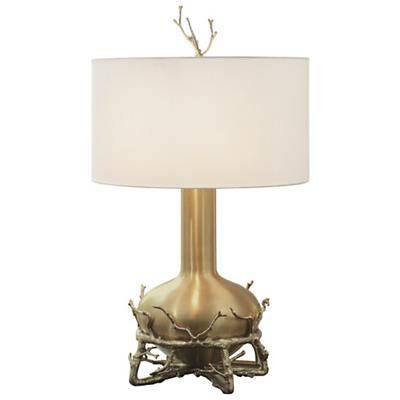Fat Brass Twig Table Lamp