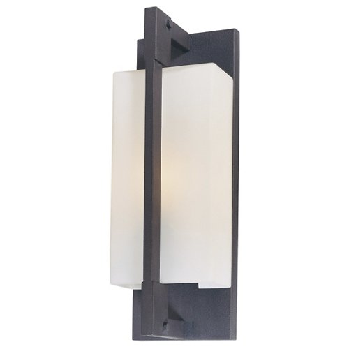 Blade Vertical Wall Sconce (Opal/S/Forged Iron) - OPEN BOX
