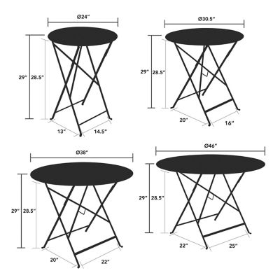 Bistro Round Folding Table by Fermob at