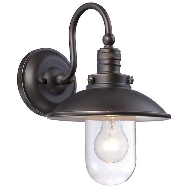 Downtown Edison Domed Outdoor Wall Sconce