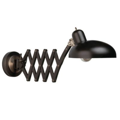 Bruno Scissor Arm Pharmacy Sconce