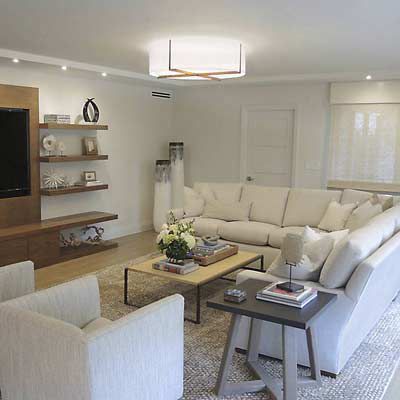 Living Room Lighting Flush & Semi-Flushmounts