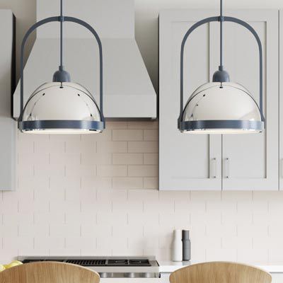 kitchen dome pendant lighting