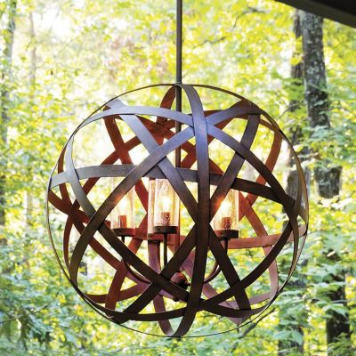 outdoor chandelier modern