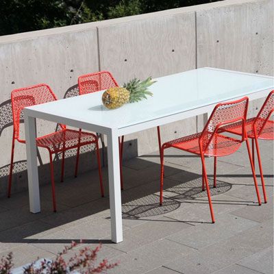 Blu Dot Outdoor Dining Tables and Chairs